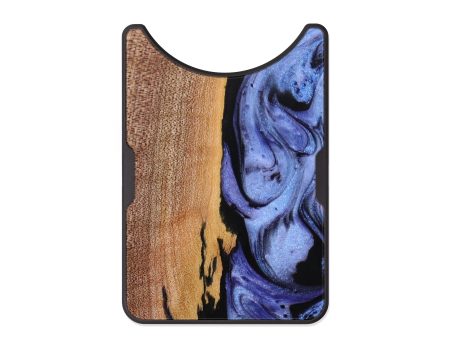 Alloy Wood+Resin Wallet - Raegan (Purple, 610707) For Sale