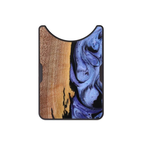 Alloy Wood+Resin Wallet - Raegan (Purple, 610707) For Sale