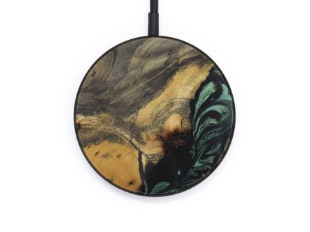 Circle Wood+Resin Wireless Charger - Gina (Artist Pick, 612557) For Cheap