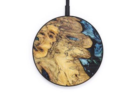 Circle Wood+Resin Wireless Charger - Azriel (Artist Pick, 616377) Online Hot Sale