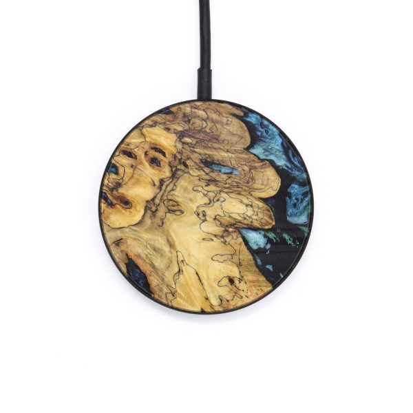 Circle Wood+Resin Wireless Charger - Azriel (Artist Pick, 616377) Online Hot Sale