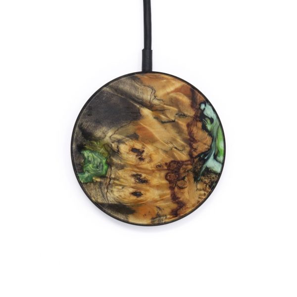 Circle Burl Wood Wireless Charger - Shayne (Buckeye Burl, 612496) Fashion