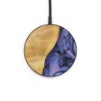 Circle Wood+Resin Wireless Charger - Harriet (Purple, 612517) Hot on Sale