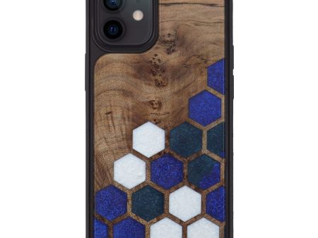 iPhone 12 Wood+Resin Phone Case - Annamarie (Pattern, 612994) Sale