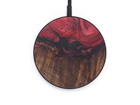 Circle Wood+Resin Wireless Charger - Aubrie (Artist Pick, 611875) on Sale