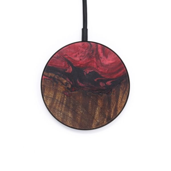 Circle Wood+Resin Wireless Charger - Aubrie (Artist Pick, 611875) on Sale