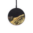 Circle Wood+Resin Wireless Charger - Makiyah (Pure Black, 610166) Hot on Sale