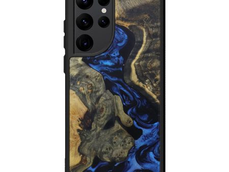 Galaxy S22 Ultra Wood+Resin Phone Case - Alanah (Artist Pick, 610932) For Sale