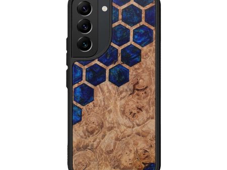 Galaxy S22 Wood+Resin Phone Case - Aleah (Pattern, 613461) For Cheap