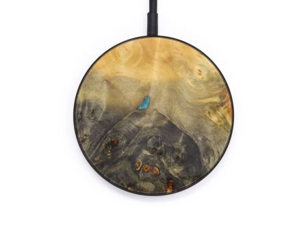 Circle Wood+Resin Wireless Charger - Reid (Buckeye Burl, 610146) Hot on Sale