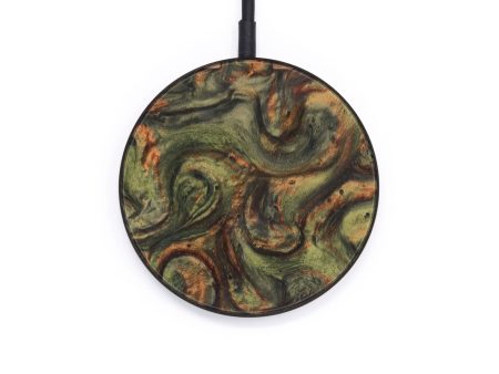 Circle ResinArt Wireless Charger - Giancarlo (Dark Green, 612550) Discount