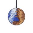 Circle Wood+Resin Wireless Charger - Latisha (Dark Blue, 613318) Hot on Sale