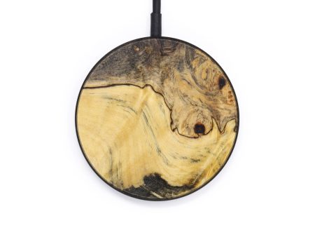 Circle Wood+Resin Wireless Charger - Roslyn (Buckeye Burl, 610184) For Discount