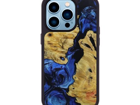 iPhone 14 Pro Wood+Resin Phone Case - Aditi (Artist Pick, 614731) For Sale