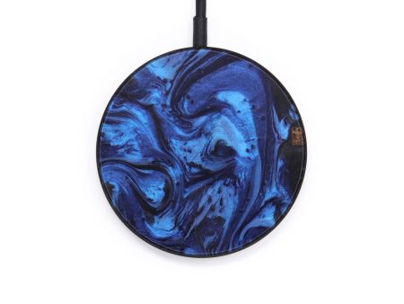 Circle ResinArt Wireless Charger - Finn (Dark Blue, 611784) Online Hot Sale