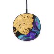 Circle Wood+Resin Wireless Charger - Jaydon (Purple, 610453) Fashion