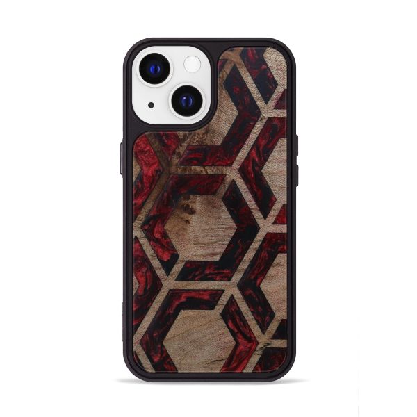 iPhone 13 Wood+Resin Phone Case - Adamaris (Pattern, 613600) Online Sale