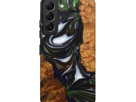 Galaxy S22 Wood+Resin Live Edge Phone Case - Kermit (Artist Pick, 611132) For Discount