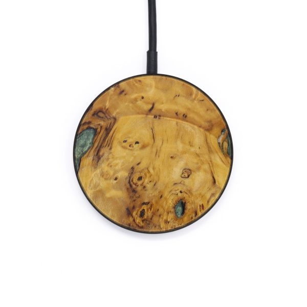 Circle Burl Wood Wireless Charger - Maite (Buckeye Burl, 612495) Online Sale