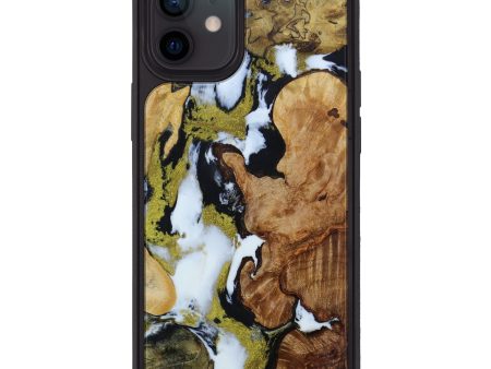 iPhone 12 Wood+Resin Phone Case - Khalid (Mosaic, 611266) Online Hot Sale