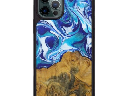 iPhone 12 Pro Max Wood+Resin Phone Case - Anabella (Artist Pick, 613050) Online Hot Sale