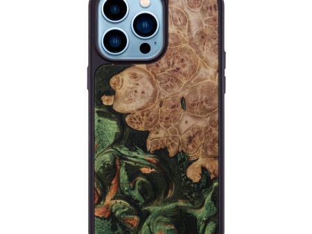 iPhone 14 Pro Max Wood+Resin Phone Case - Maira (Artist Pick, 614339) Hot on Sale