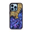 iPhone 14 Pro Wood+Resin Phone Case - Aidan (Purple, 611528) For Discount