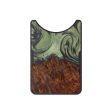 Alloy Wood+Resin Wallet - Timmy (Dark Green, 610726) Online