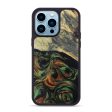 iPhone 14 Pro Max Wood+Resin Phone Case - Anaya (Dark Green, 612407) Online Sale