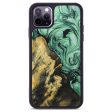 iPhone 11 Pro Max Wood+Resin Phone Case - Sherrill (Dark Green, 611371) Online Hot Sale