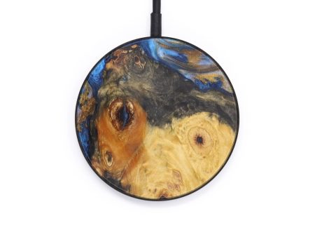 Circle Burl Wood Wireless Charger - Aracely (Buckeye Burl, 611775) For Discount