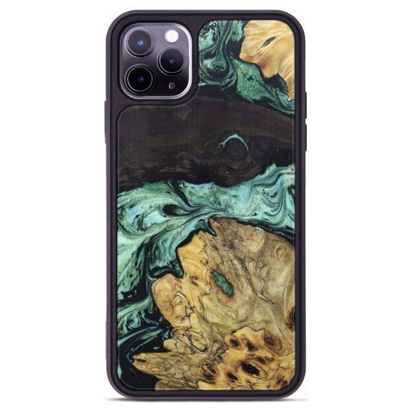 iPhone 11 Pro Max Wood+Resin Phone Case - Vivianna (Mosaic, 616810) For Cheap