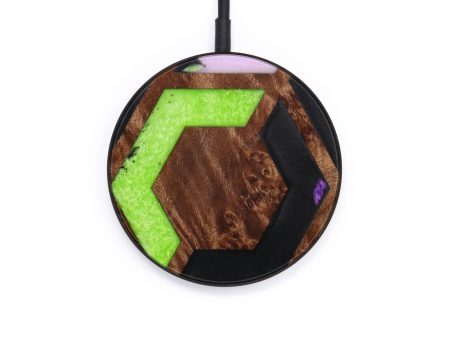 Circle Wood+Resin Wireless Charger - Kian (Pattern, 610449) Supply