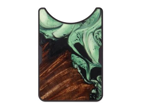 Alloy Wood+Resin Wallet - Murray (Dark Green, 610718) For Cheap