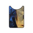 Alloy Wood+Resin Wallet - Kaylen (Dark Blue, 611242) For Cheap