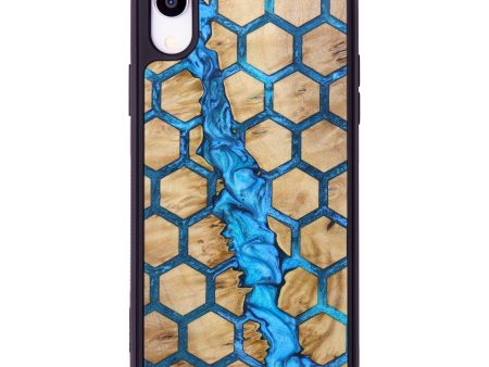 iPhone Xr Wood+Resin Phone Case - Ashton (Pattern, 615927) Hot on Sale