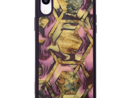 iPhone Xr Wood+Resin Phone Case - Dominique (Pattern, 612743) Online now