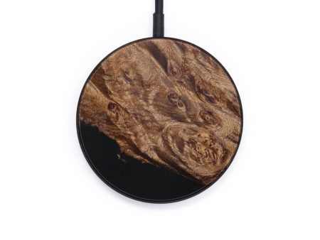 Circle Wood+Resin Wireless Charger - Melisa (Pure Black, 610214) Online