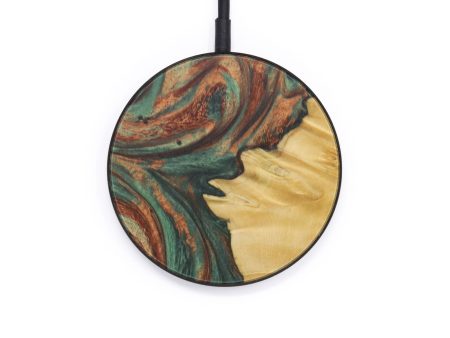 Circle Wood+Resin Wireless Charger - Pyper (Artist Pick, 612563) Discount