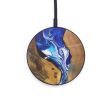 Circle Wood+Resin Wireless Charger - Jaeden (Dark Blue, 612530) For Cheap