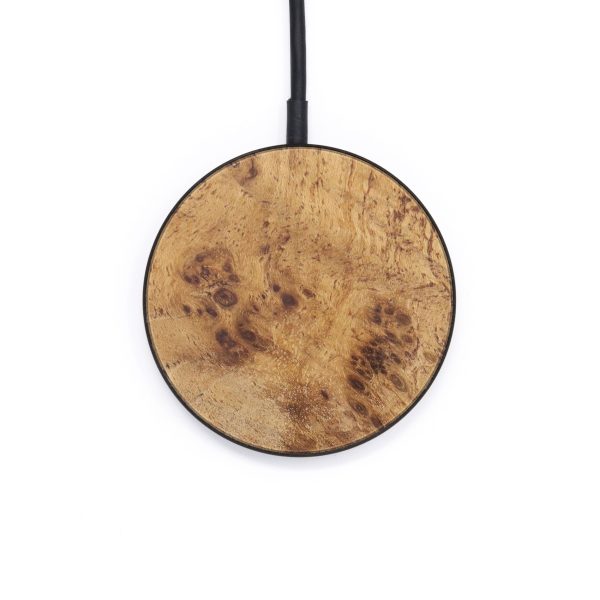 Circle Burl Wood Wireless Charger - Annelise (Maple Burl, 611797) Online Hot Sale