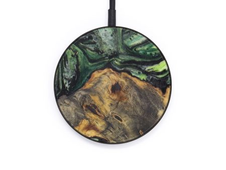 Circle Wood+Resin Wireless Charger - Wilda (Artist Pick, 610470) Online now