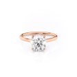 The Ellie Set With A 4.5 Carat Round Moissanite Online Hot Sale