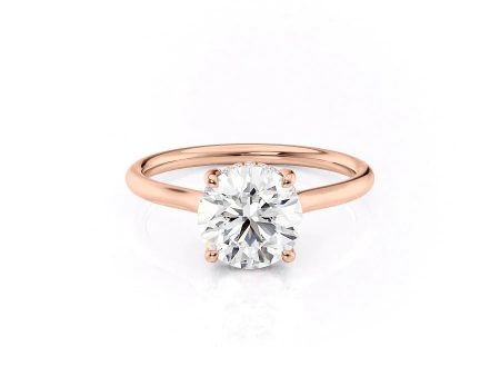 The Ellie Set With A 4.5 Carat Round Moissanite Online Hot Sale