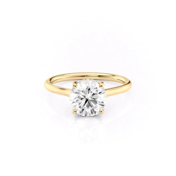 The Ellie Set With A 2.5 Carat Round Moissanite Discount