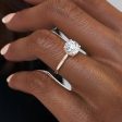 The Ellie Set With A 4.5 Carat Round Moissanite Online Hot Sale