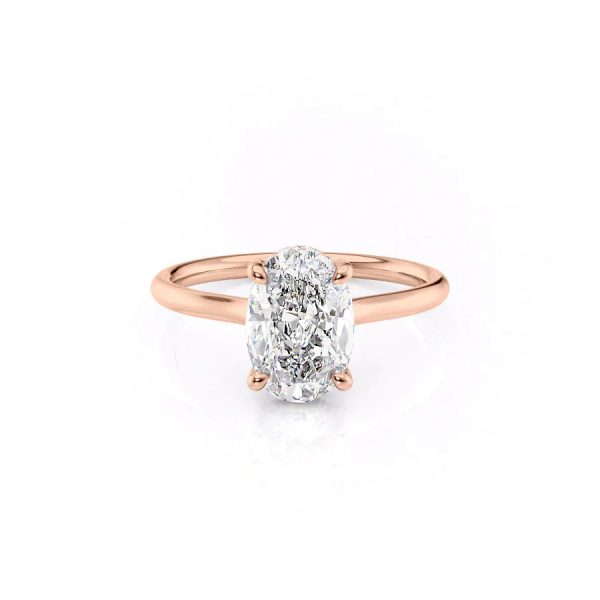 The Ellie Set With A 1.5 Carat Oval Moissanite For Discount