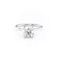 The Ellie Set With A 5 Carat Round Moissanite on Sale