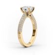 The Catherine Set With A 1 Carat Radiant Moissanite Online Hot Sale